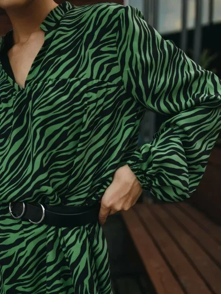 Сукня міні Seventeen бавовна/віскоза зелений