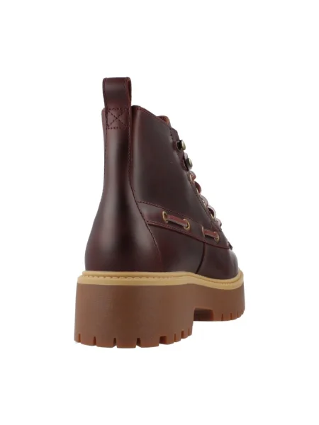 Čipkované šnurovacie tenisky Timberland kamene vínová
