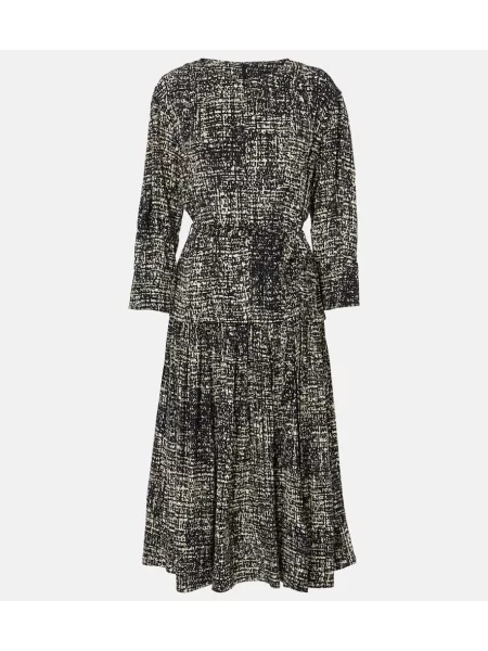Rochie midi Proenza Schouler cu imagine până la genunchi de costum negru