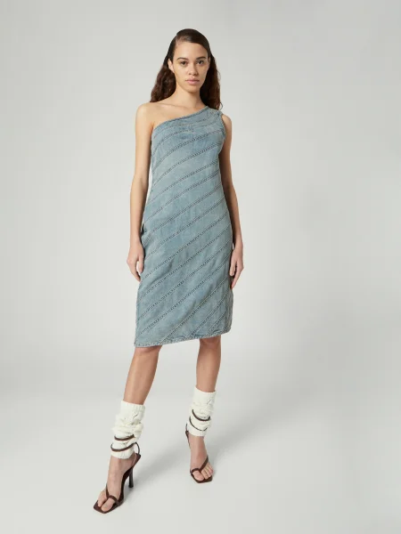 Bella x ABOUT YOU Rochie Celina denim albastru