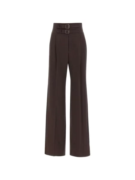 Pantaloni Marella cu bretele maro