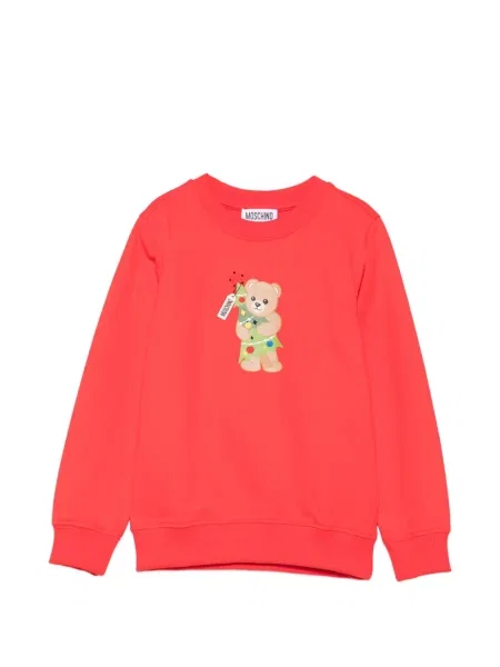 Bluza dziecięca Moschino czerwona