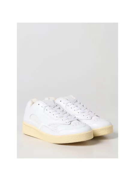 Sneakersy Jil Sander skórzane białe