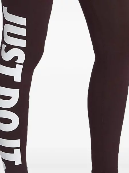 Trčanje majica s kapuljačom Nike od velura visoki struk crna