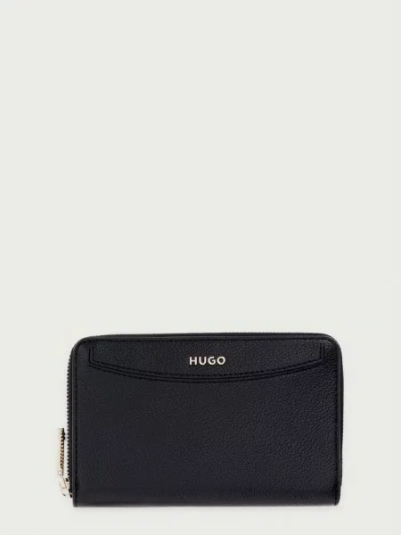 HUGO portofel pentru femei cu imitație de piele Lucya_SM Zip Around negru