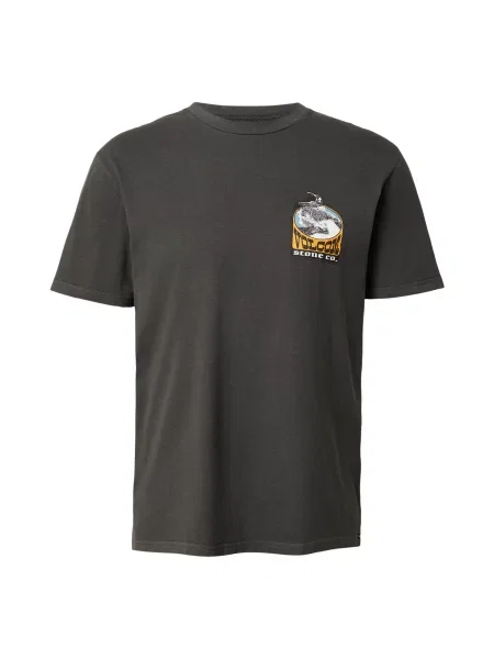 Volcom Tricou ZURF CO PW SST albastru deschis / galben / negru alb