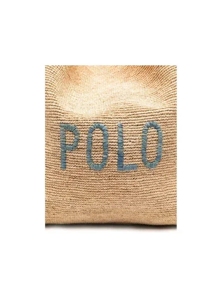 Shopper kabelka Polo Ralph Lauren béžová