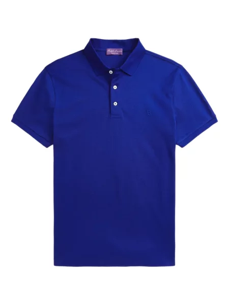 Polo Ralph Lauren Purple Label cu broderie albastru