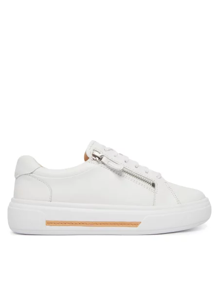 Sneakersy Clarks Hollyrose Zip biela