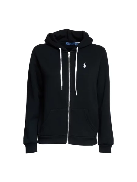 Bluza z kapturem Polo Ralph Lauren polarowa czarna