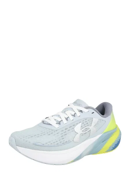 UNDER ARMOUR Běžecká obuv Velociti Pace pastelová modrá / citronově žlutá bílá