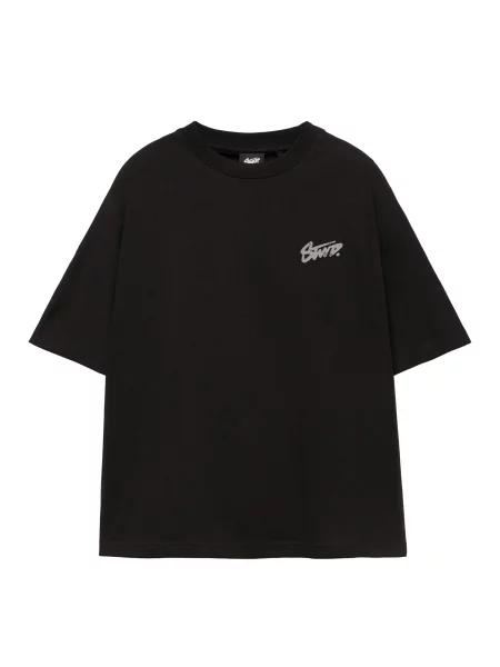 Pull&Bear Tričko STWD světle šedá černá
