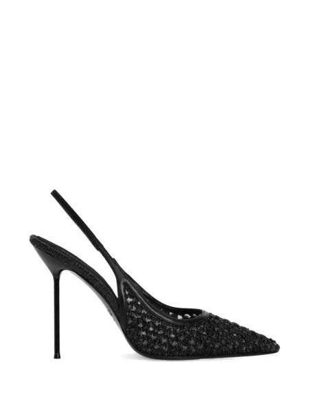 Sandale Paris Texas slingback negru