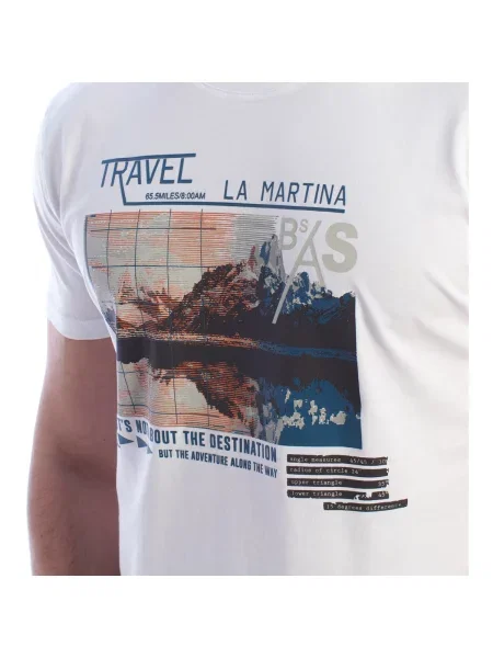 Tricou La Martina alb