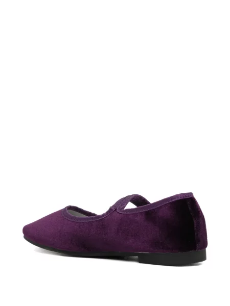 Balerini Rockfish de catifea cu cataramă violet