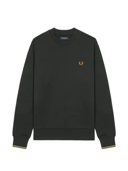 Hanorac Fred Perry cu broderie negru