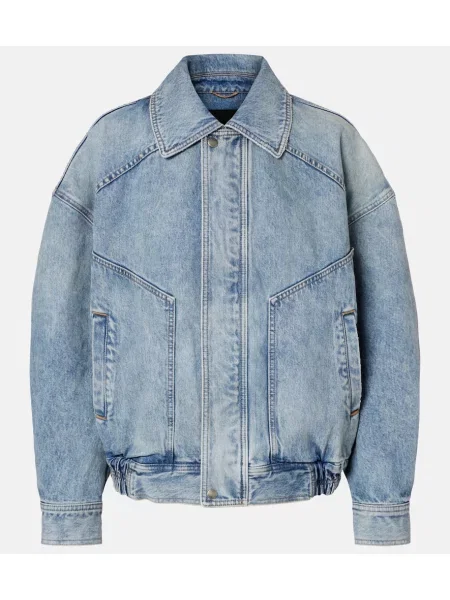 Geacă de blugi Saint Laurent albastru