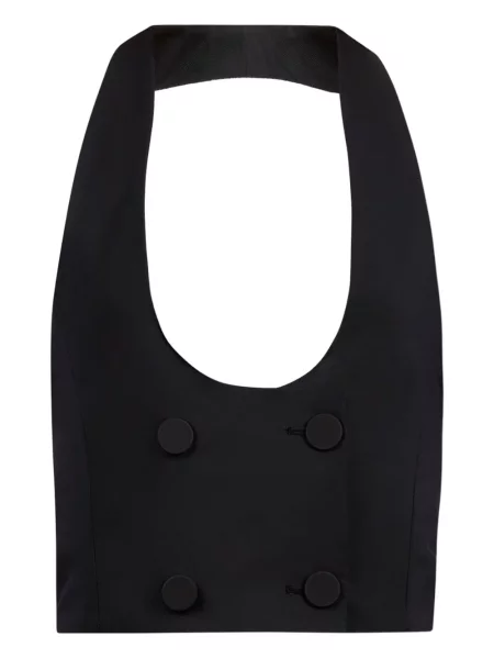 Kamizelka Nina Ricci dwurzędowa czarna