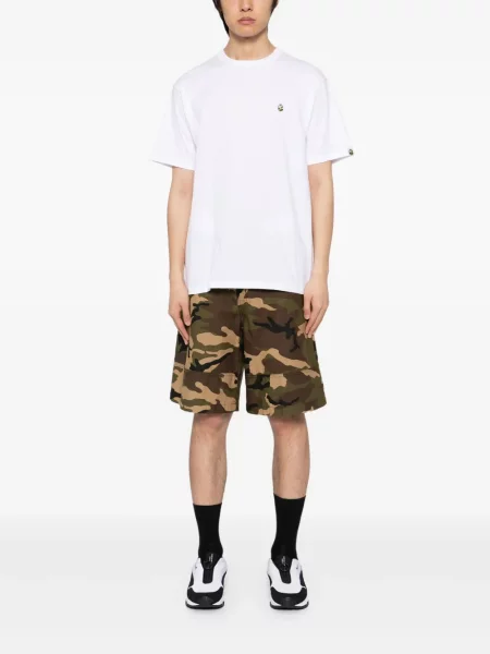 Tricou A Bathing Ape® cu broderie alb