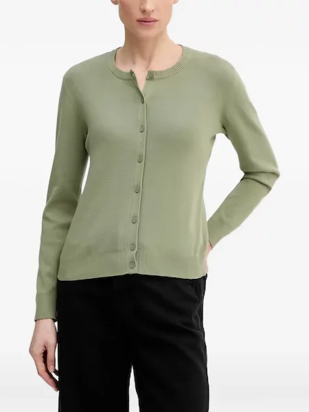 Cardigan Benetton tricotate verde