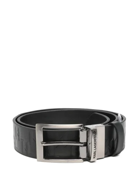 Curea Karl Lagerfeld din piele negru