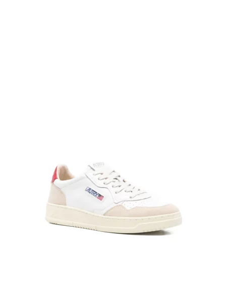 Sneakersy Autry zamszowe białe
