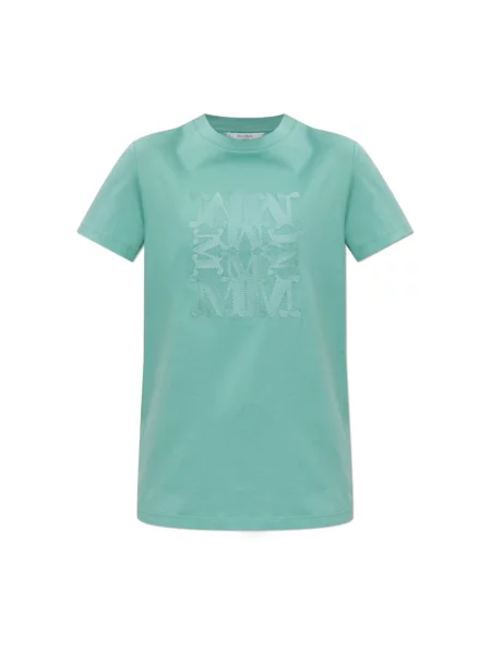 Koszulka Max Mara zielona