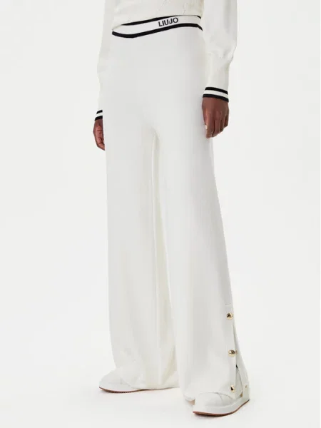 Liu Jo Sport Pletene hlače Écru