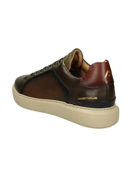 Sneakersy Ambitious skórzane brązowe