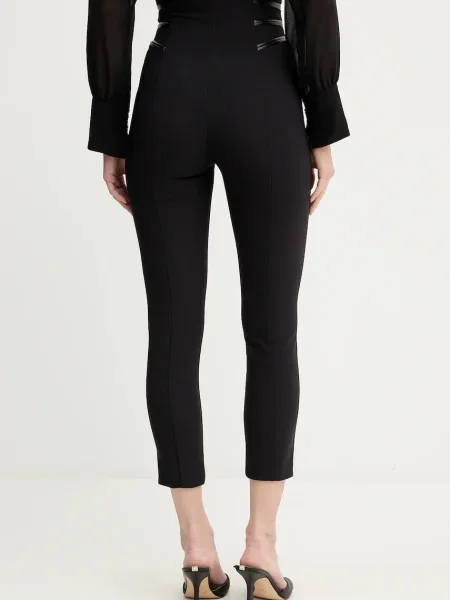 Elisabetta Franchi pantaloni mulată high waist negru