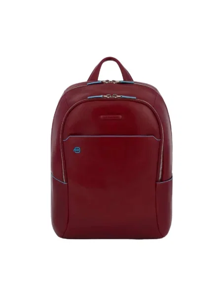 Mała mały torba na laptopa Piquadro skórzana czerwona