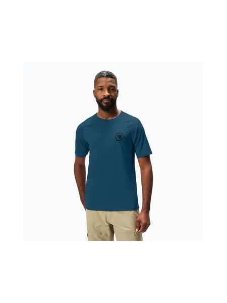 Велофутболка Endura Loop Tech barra кольору синього