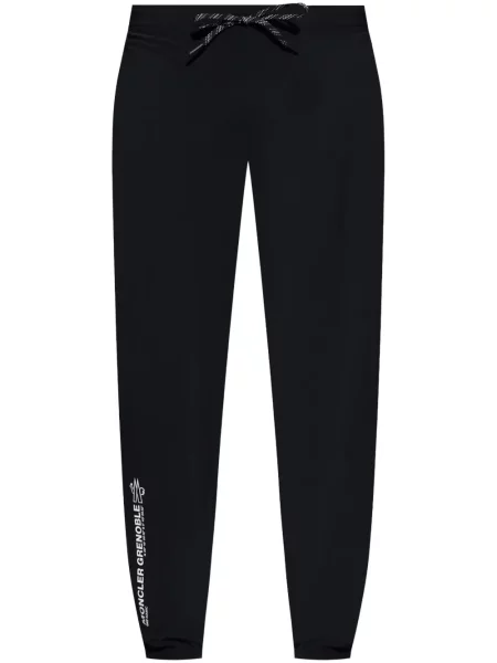 Панталон Moncler Grenoble от джърси черно