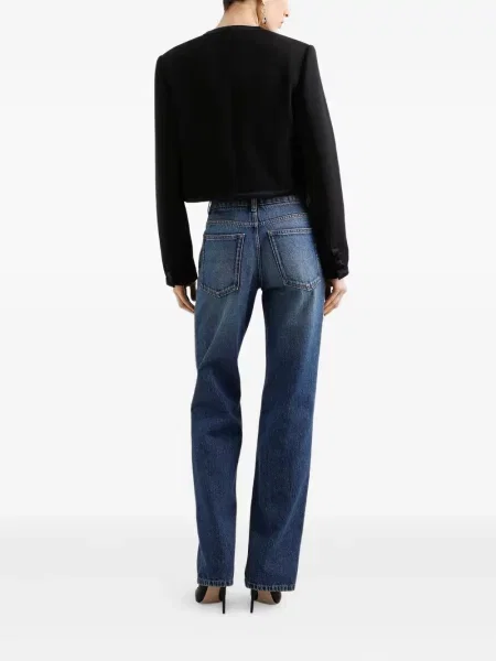Geacă Dolce & Gabbana cu broderie negru