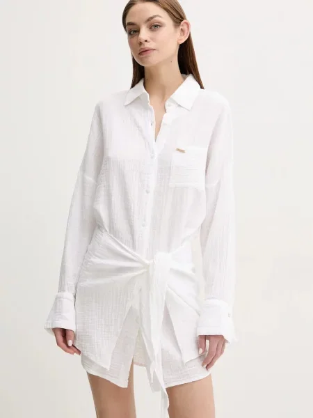 Melissa Odabash rochie din mini oversize Sara alb