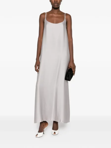 Rochie maxi Silkylicious gri
