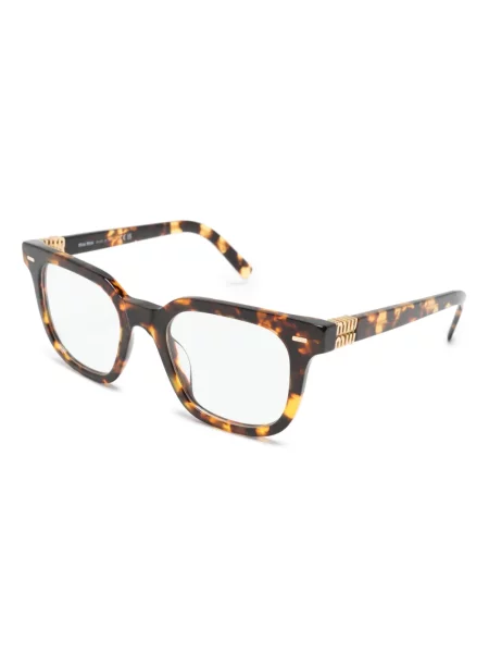 Saulės akiniai Miu Miu Eyewear ruda