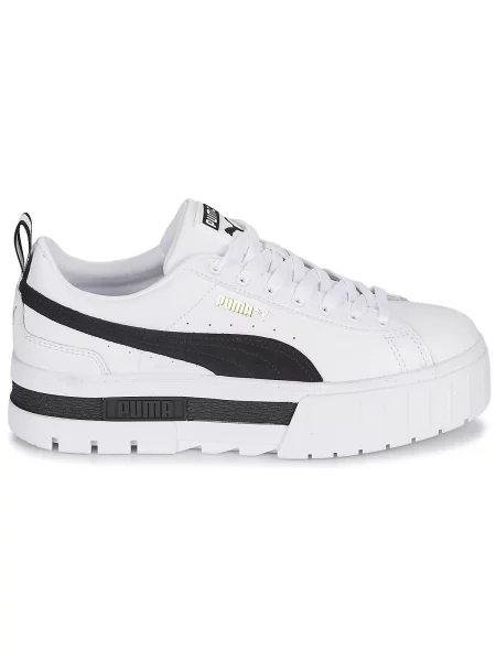 Cipele Puma Mayze Lth Wn s platformom bijela