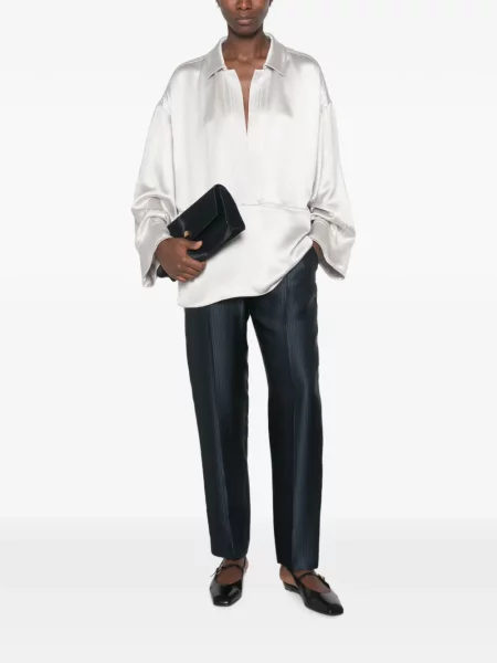 Pantaloni Giorgio Armani cu cordon albastru