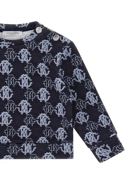 Bluza dziecięca Roberto Cavalli niebieska