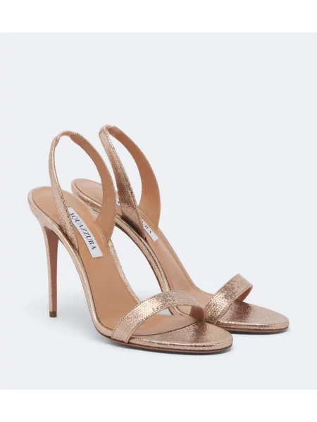Sandale Aquazzura din piele slingback