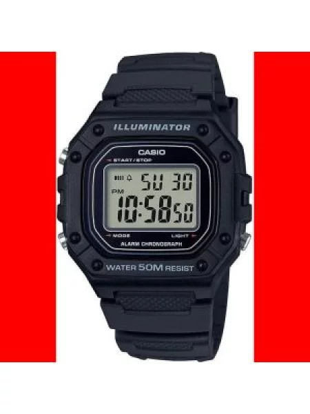 Hodinky Casio W černé