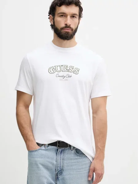 Guess t-shirt ανδρικό λευκό