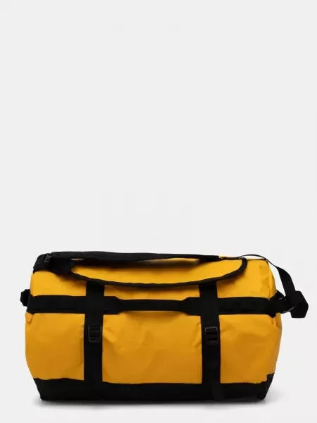 The North Face geanta sport Base Camp Duffel galben negru