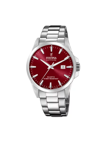 FESTINA Analogové hodinky Date watch Classics Swiss Made' červená