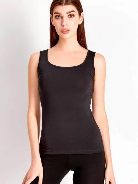 Женская майка однотонная из біла