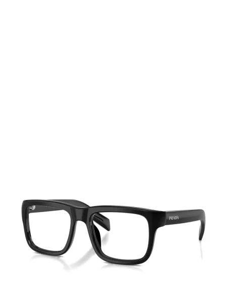Квадратни слънчеви очила Prada Eyewear черно