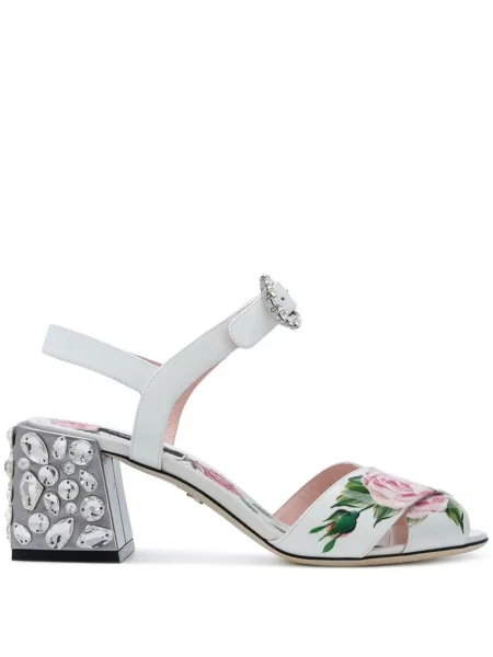 Sandale Dolce & Gabbana alb