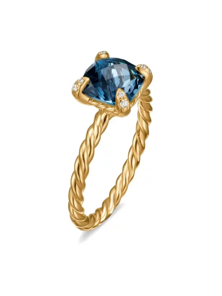 Inel David Yurman galben