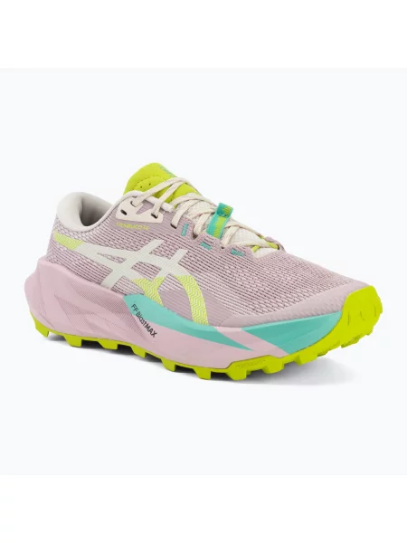 Дамски обувки за бягане ASICS Trabuco 14 morganite/mineral beige черно